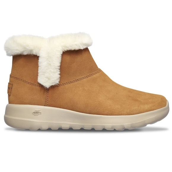 Skechers Suede On-The-Go Joy-Bundle Fur Boots - Picture 2 of 11